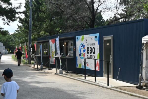 小戸SEASIDE BBQ GARDENの受付