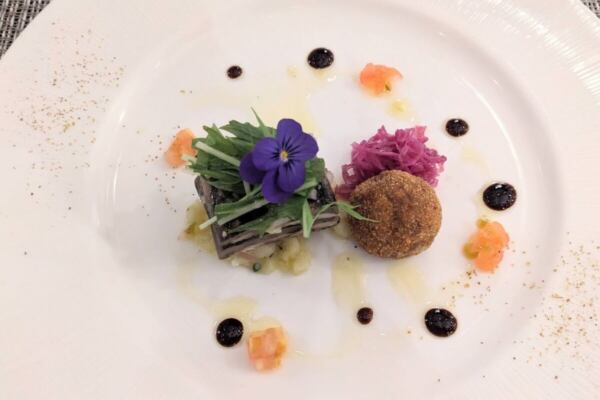 秋刀魚と茄子のプレッセ